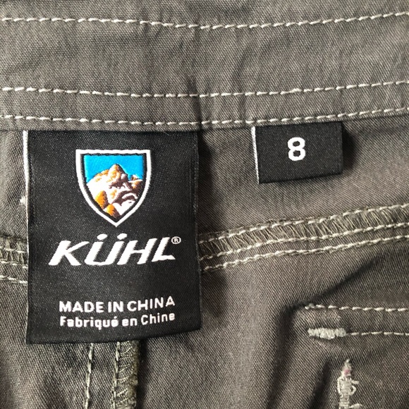 KUHL splash skirt smoke grey size 8 hiking  great pre owned condition mountain - Picture 7 of 11